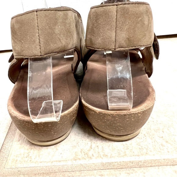 Dansko Women’s Sharla Tan Slingback Wedge Sandal Size 41 EU 10.5 US preppy comfy - Picture 6 of 9